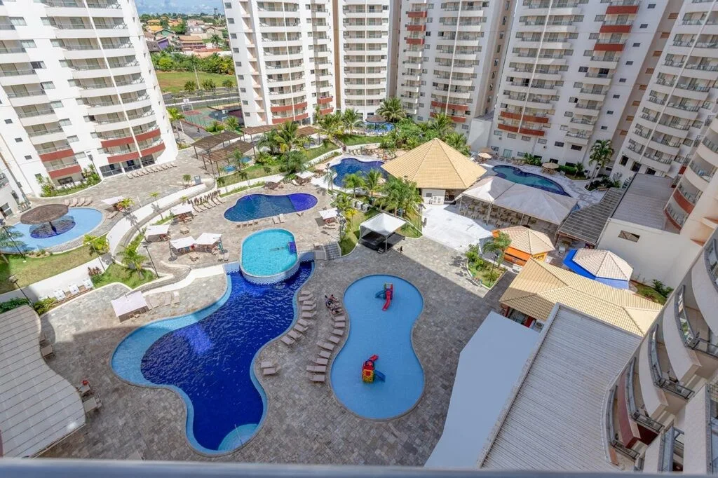 Piscinas do Wyndham Olímpia vistas do alto